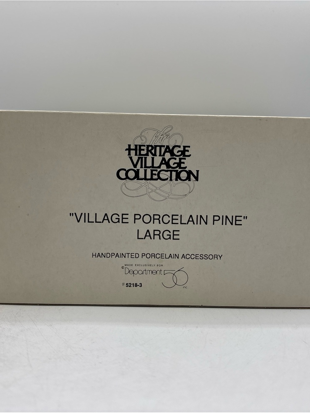 Department 56 1992 Vintage Heritage Village - Village Porcelain Pine Large 52183 - Picture 9 of 12